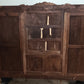 92041 Credenza in legno tre ante con cassetti centrali