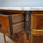 92044 Comò bombato in legno con piano in marmo