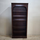 92057 Libreria in legno scuro stile classico