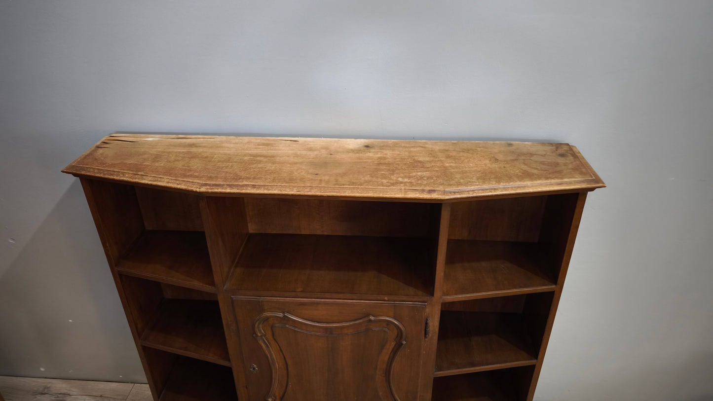 92024 Libreria bassa a cubi con sportello centrale
