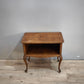 92048 Mobiletto da ingresso in legno con gambe a sciabola