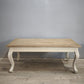 92084 Tavolo da salotto con base bianca