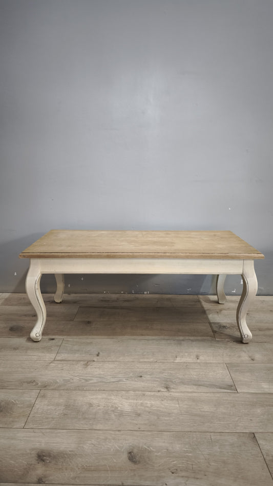 92084 Tavolo da salotto con base bianca