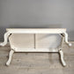 92084 Tavolo da salotto con base bianca