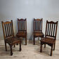 92109 Set n 4 sedie in legno massello