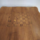 92107 Tavolo da gioco con base bianca e piano in in legno