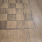 92107 Tavolo da gioco con base bianca e piano in in legno