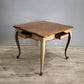 92107 Tavolo da gioco con base bianca e piano in in legno