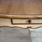 92107 Tavolo da gioco con base bianca e piano in in legno