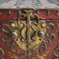 92178 Antico baule cassaforte orientale da viaggio