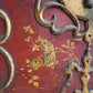 92178 Antico baule cassaforte orientale da viaggio