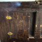 92178 Antico baule cassaforte orientale da viaggio