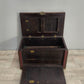 92178 Antico baule cassaforte orientale da viaggio