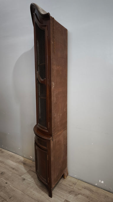 92043 Angoliera in legno due sportelli e due cassetti