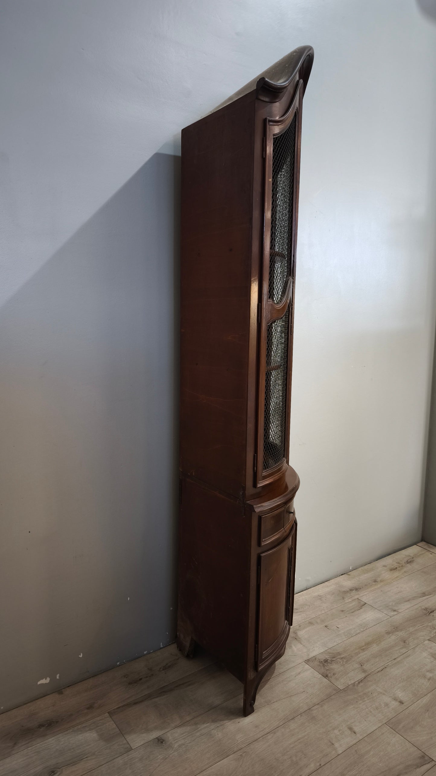 92043 Angoliera in legno due sportelli e due cassetti