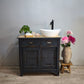 92152 Mobile bagno rustico con sportelli scorrevoli