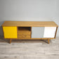 92070 Sideboard Maison du monde con tre sportelli colorati