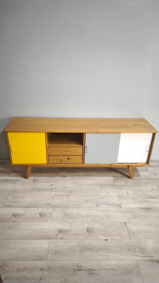 92070 Sideboard Maison du monde con tre sportelli colorati