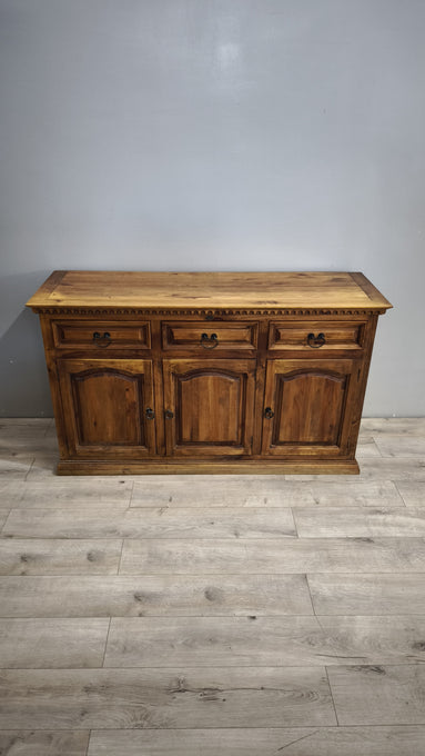 227 Servante tre cassetti e tre sportelli in legno