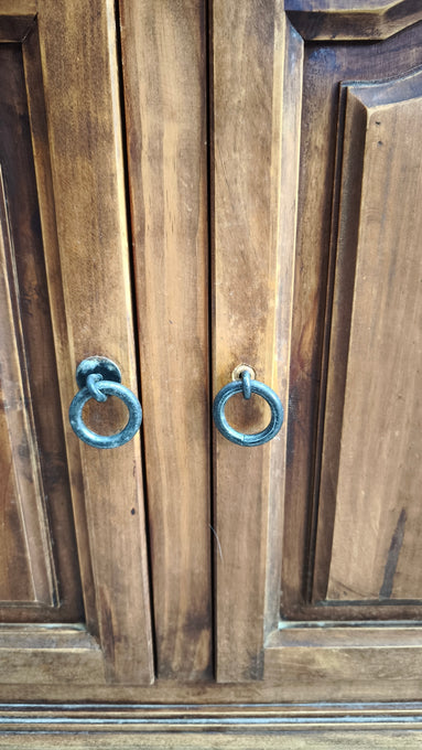 227 Servante tre cassetti e tre sportelli in legno