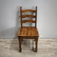 226 Set n 4 sedie in legno massello