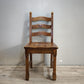 226 Set n 4 sedie in legno massello