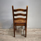 226 Set n 4 sedie in legno massello