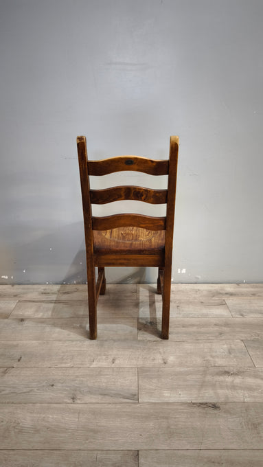 226 Set n 4 sedie in legno massello