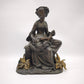 92050 Scultura donna in bronzo