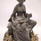 92050 Scultura donna in bronzo