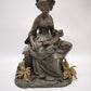 92050 Scultura donna in bronzo