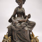 92050 Scultura donna in bronzo