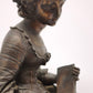 92050 Scultura donna in bronzo