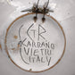 92159 Piatto in ceramica Vietri con decorazione marina