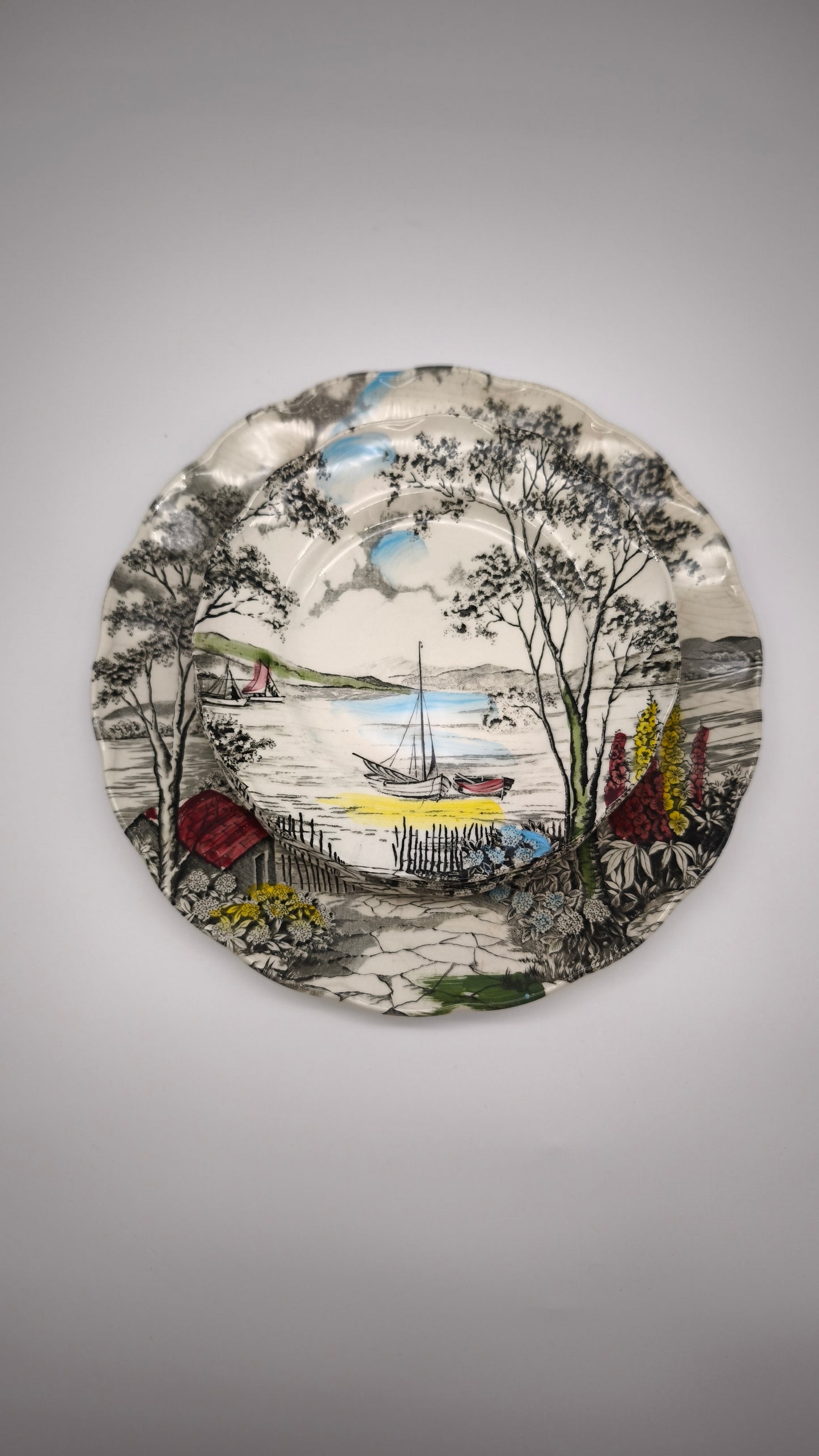 92171 Servizio da dolce per 6 persone in ceramica inglese Holiday Grindley