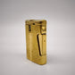 91024 Accendino vintage Ronson in metallo dorato con custodia