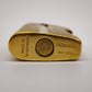 91024 Accendino vintage Ronson in metallo dorato con custodia