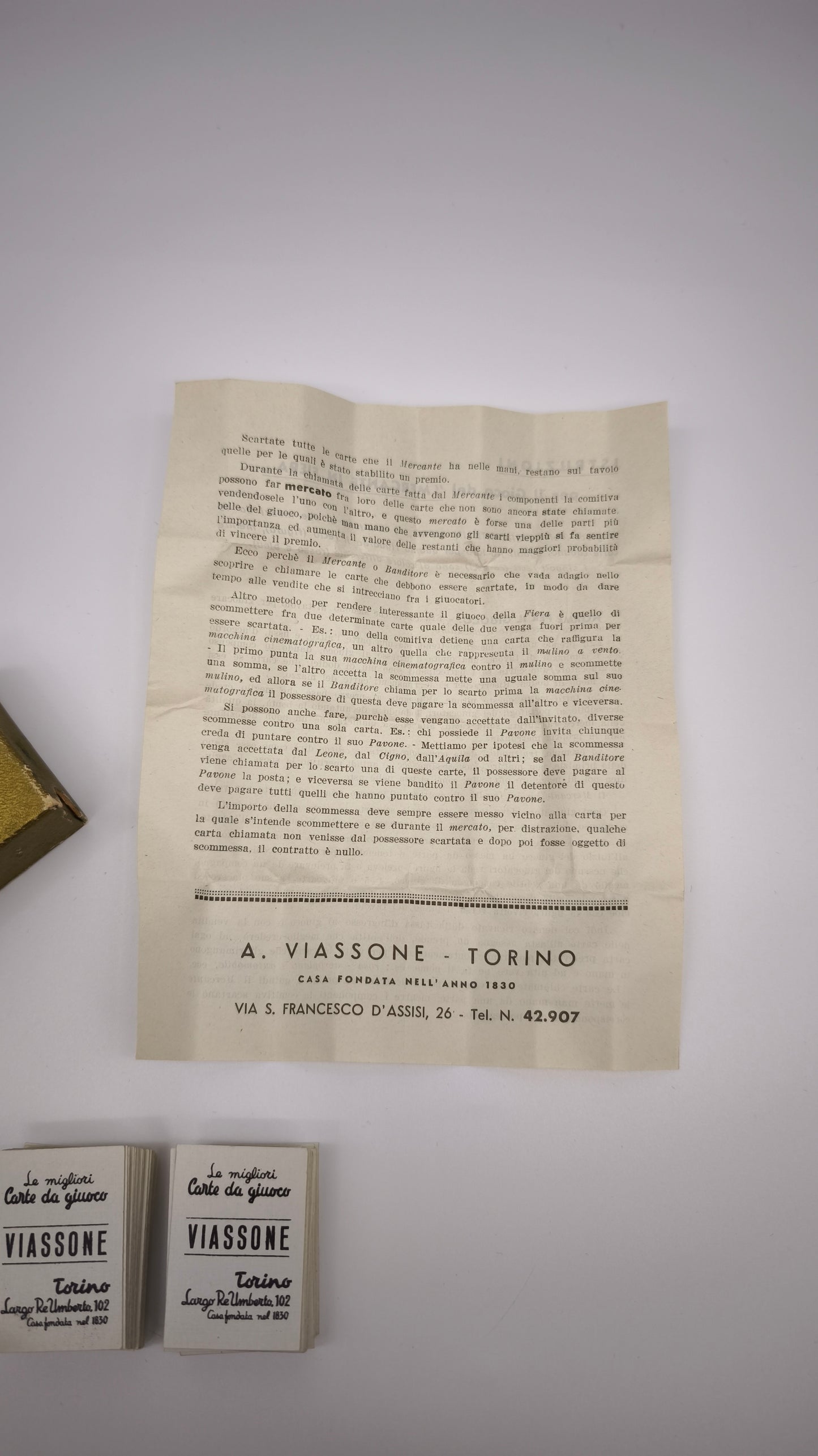 90349 Il piccolo mercante in fiera, Viassone, 1830, Torino
