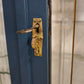 92204 Vetrinetta due ante dipinta blu