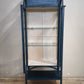 92204 Vetrinetta due ante dipinta blu