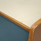 92179 Sideboard anni '60 quattro sportelli dipinta verde