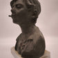 92045 Scultura in bronzo 'Scugnizzo' firmata De Martino con base in marmo