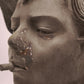 92045 Scultura in bronzo 'Scugnizzo' firmata De Martino con base in marmo