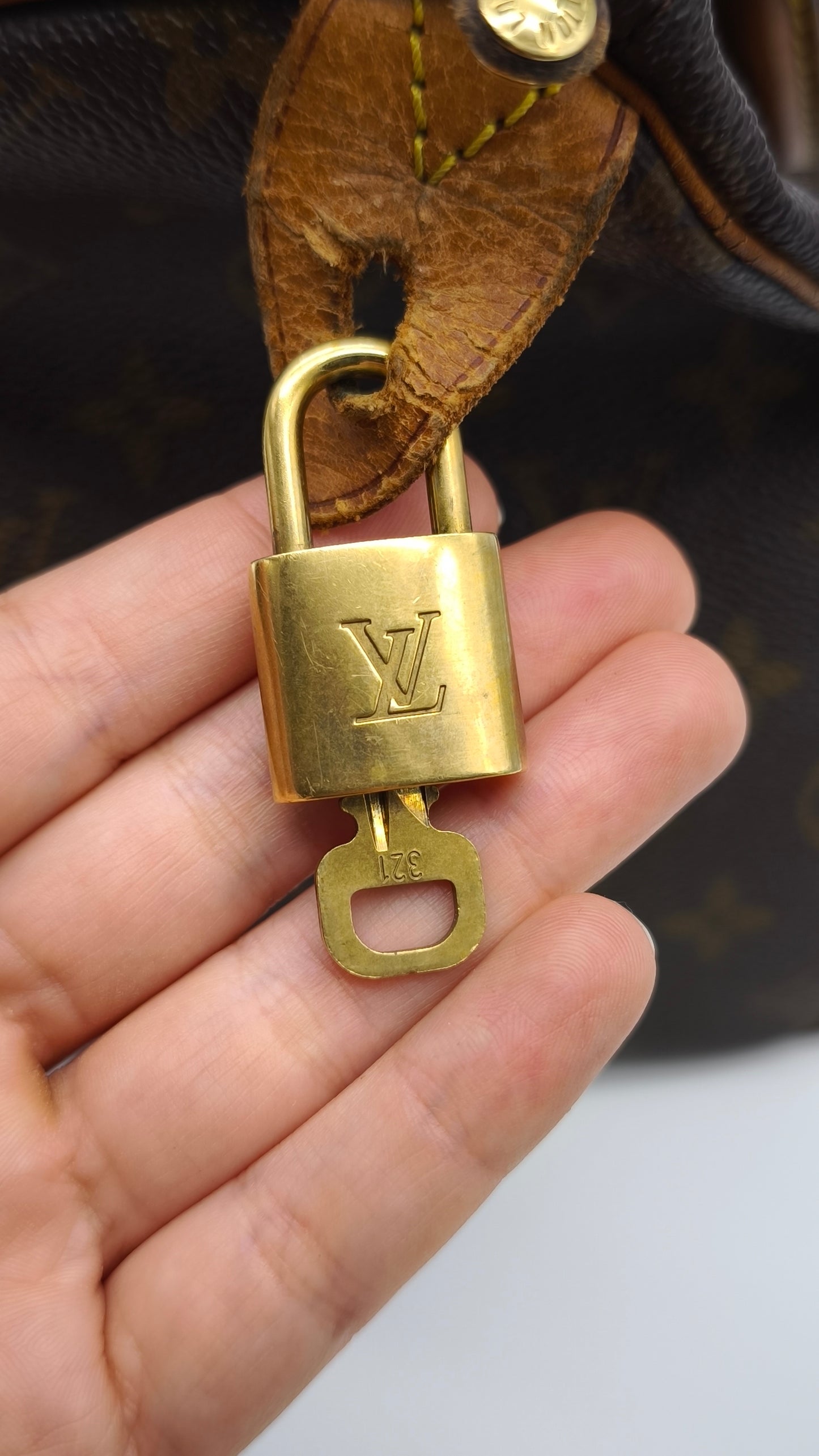92505 Borsa Loius Vuitton Speedy 30 monogram