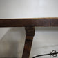 92199 Tavolo fratino in legno massello con inserti in ferro