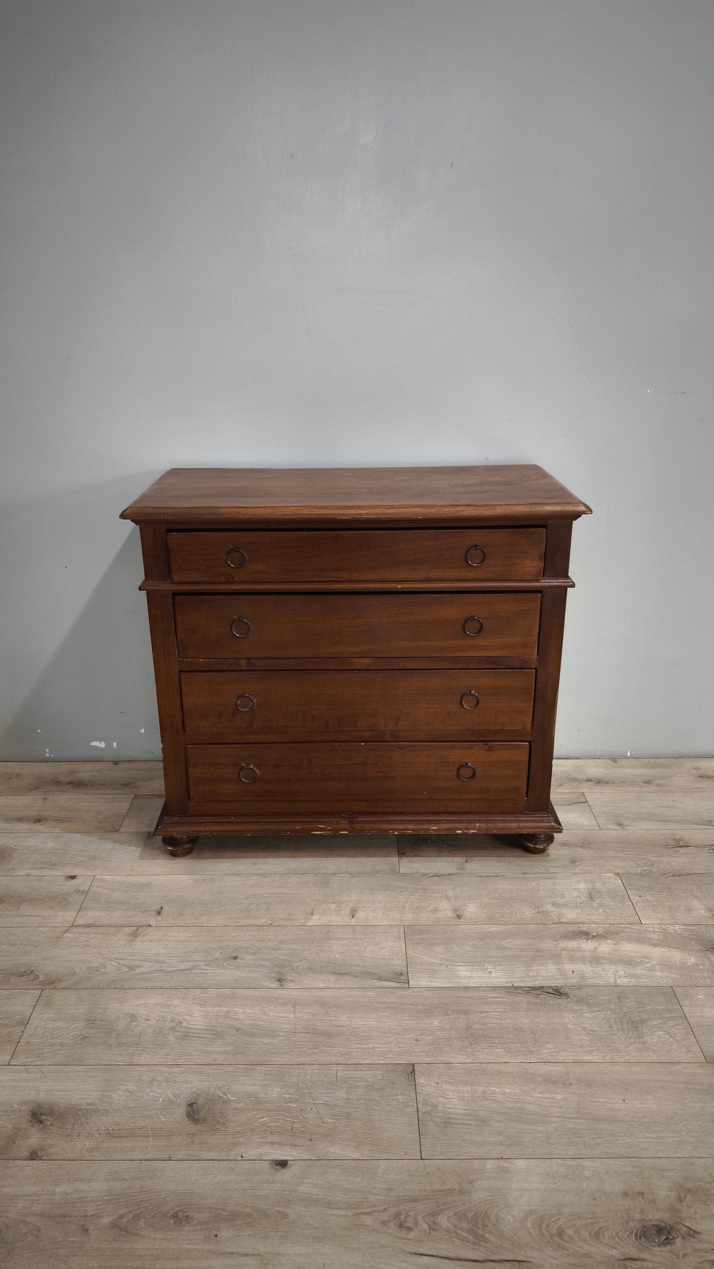 92201 Cassettiera in legno con 4 cassetti