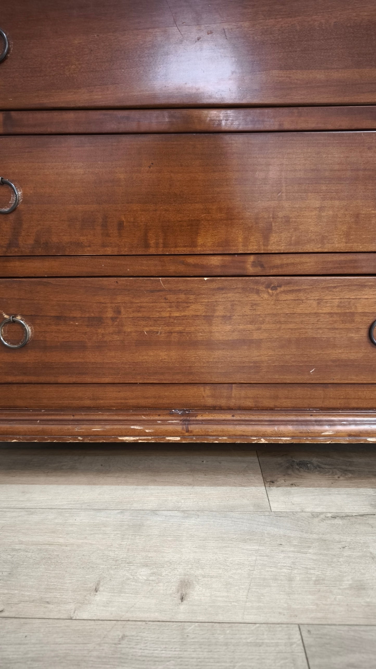 92201 Cassettiera in legno con 4 cassetti