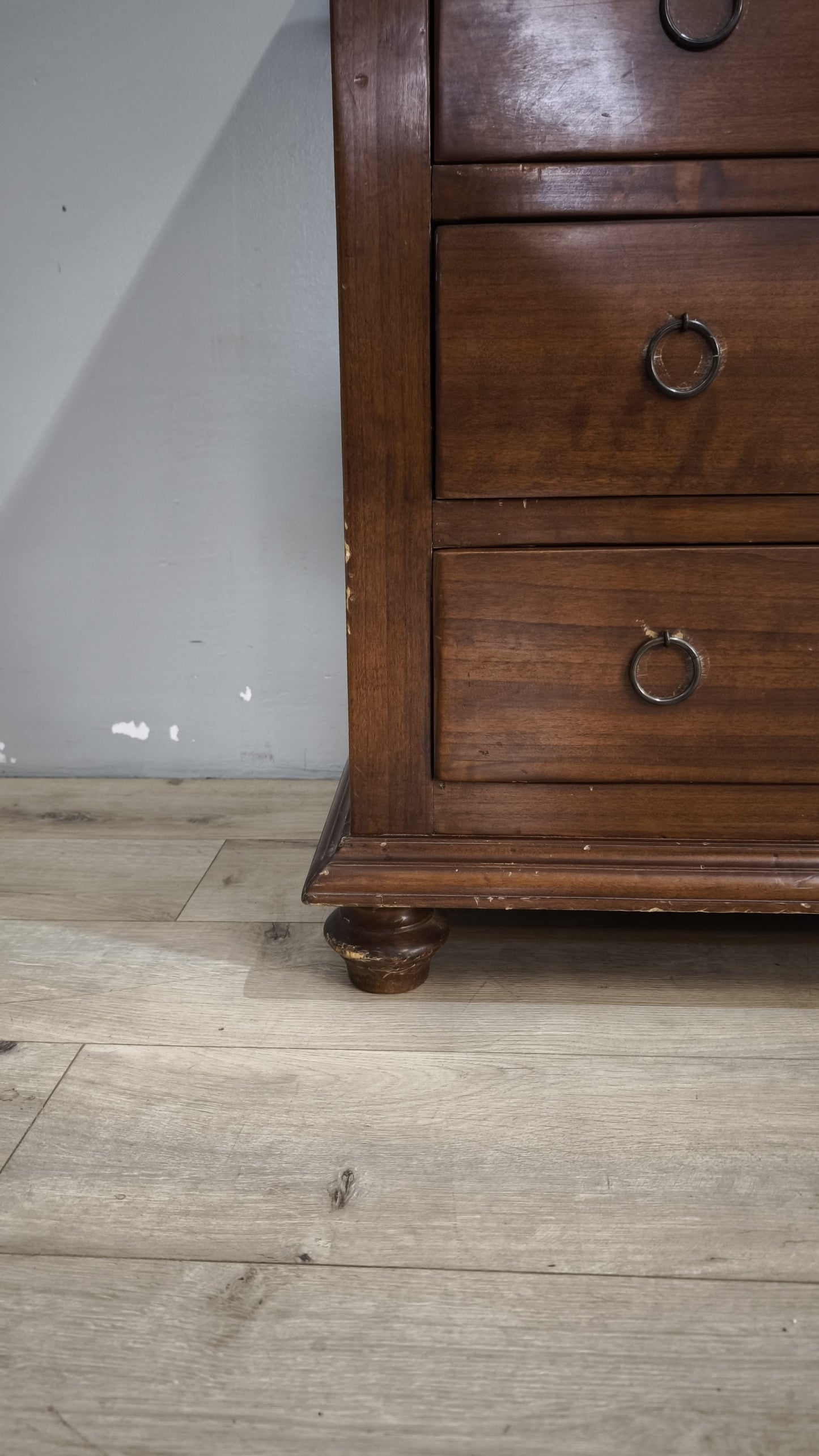 92201 Cassettiera in legno con 4 cassetti