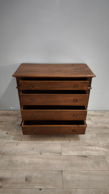 92201 Cassettiera in legno con 4 cassetti