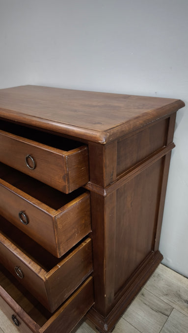 92201 Cassettiera in legno con 4 cassetti